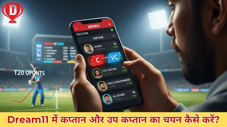 Dream11 में कप्तान और उप कप्तान का चयन कैसे करें